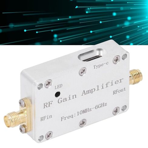 Haofy RF Low Noise Amplifier 10dB Gain 4.5dB Noise Figure 10MHz-6GHz Wideband SMA Female for SDR Ham Radio Testing, Portable Field Deployments Lab Spectrum Analysis in Kuwait