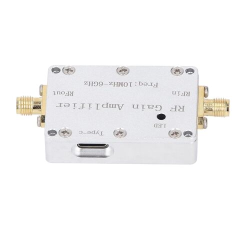 Haofy RF Low Noise Amplifier 10dB Gain 4.5dB Noise Figure 10MHz-6GHz Wideband SMA Female for SDR Ham Radio Testing, Portable Field Deployments Lab Spectrum Analysis in Kuwait