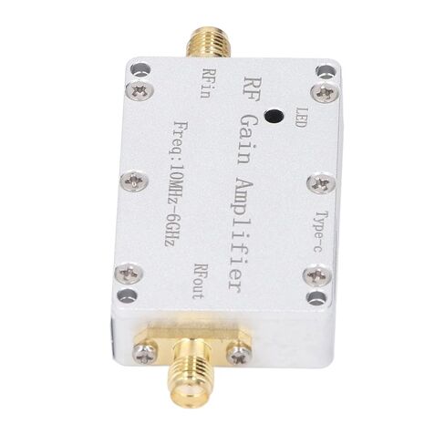 Haofy RF Low Noise Amplifier 10dB Gain 4.5dB Noise Figure 10MHz-6GHz Wideband SMA Female for SDR Ham Radio Testing, Portable Field Deployments Lab Spectrum Analysis in Kuwait
