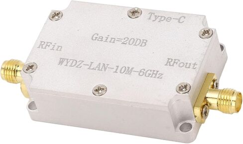 مضخم إشارة LNA RF منخفض الضوضاء، 10M-6 جيجا هرتز 20DB مكاسب عالية التسطيح، واجهة SMA أنثى لراديو GPS FM in Kuwait