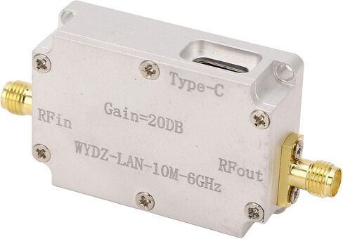 مضخم إشارة LNA RF منخفض الضوضاء، 10M-6 جيجا هرتز 20DB مكاسب عالية التسطيح، واجهة SMA أنثى لراديو GPS FM in Kuwait