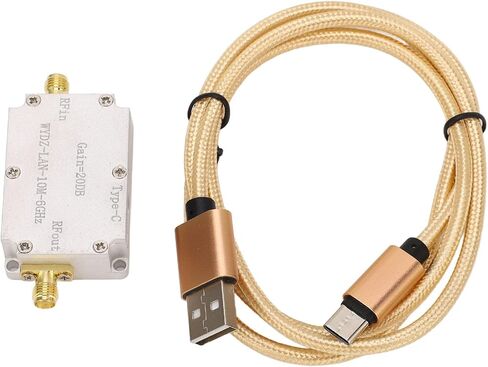 مضخم إشارة LNA RF منخفض الضوضاء، 10M-6 جيجا هرتز 20DB مكاسب عالية التسطيح، واجهة SMA أنثى لراديو GPS FM in Kuwait