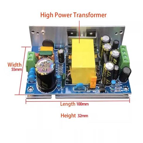 4-Piece Tube Preamp Switch Power Supply for Valve Amplifiers: 95-265V Input, 6.3V Filament, 250/280V HV Output, Aluminum Alloy Shielding in Kuwait