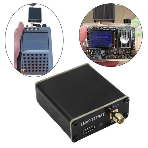 Spectrum Analyzers for 9037BAT-LNA Amplifier Linear Low Noise Block Amplifier for Signal Boost Frequency Range 100K-6GHz Gain Powered by Large Capacity 600mAH Battery Ideal for Superior Rad in Kuwait