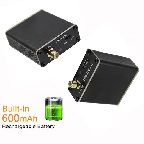 Spectrum Analyzers for 9037BAT-LNA Amplifier Linear Low Noise Block Amplifier for Signal Boost Frequency Range 100K-6GHz Gain Powered by Large Capacity 600mAH Battery Ideal for Superior Rad in Kuwait