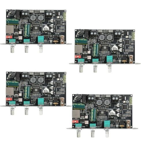 4Pc ZK-1001U 100W Mono Bluetooth Audio Amplifier Module w/ TPA3116D2, DC9-24V, AUX/USB/U-Disk Input, TWS Stereo Pairing in Kuwait