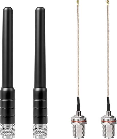 Outdoor Meshtastic 915MHz LoRa Antenna with N Male Connector for Meshtastic LoRa ESP32 LoRa V3&V4 RAK Wireless Board Solar Nodes Repeater Builds (2 Sets), Slinkdsco in Saudi Arabia