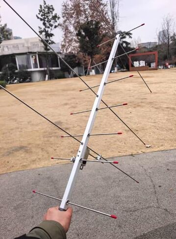 Super Dual Band 2m 70cm Yagi Antenna for Ham Radio, 2 Meter UHF VHF Ham Radio Antenna, High Gain 13dBi, 144mhz 433MHz, 10meter Cable PL-259 Male in Kuwait
