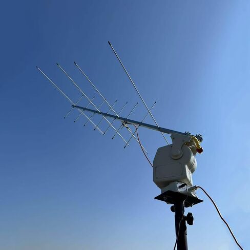 Super Dual Band 2m 70cm Yagi Antenna for Ham Radio, 2 Meter UHF VHF Ham Radio Antenna, High Gain 13dBi, 144mhz 433MHz, 10meter Cable PL-259 Male in Kuwait