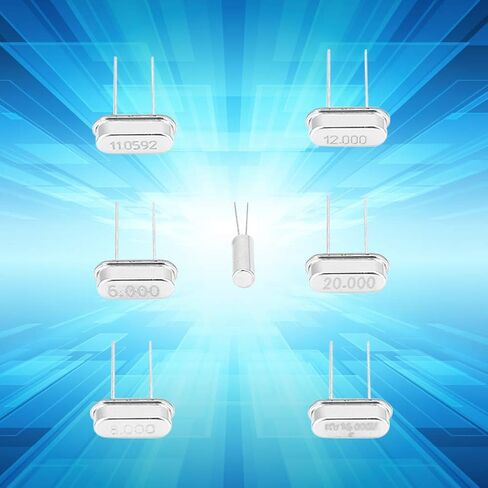 Crystal Oscillator Kit, 35PCS Electronic Components, High Quality for DIY Electronics Projects, 32.768KHz to 20MHz for Hobbyists and Engineers in Kuwait