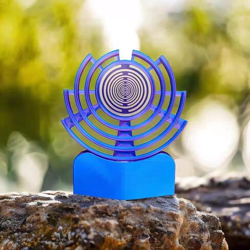Coil Energy Harmonizer, 12/24 Laps Multi Wave Oscillator | 5 /10cm in Diameter, Pla Base Structure, for Living Room, Office Meditation and Relaxation in Kuwait