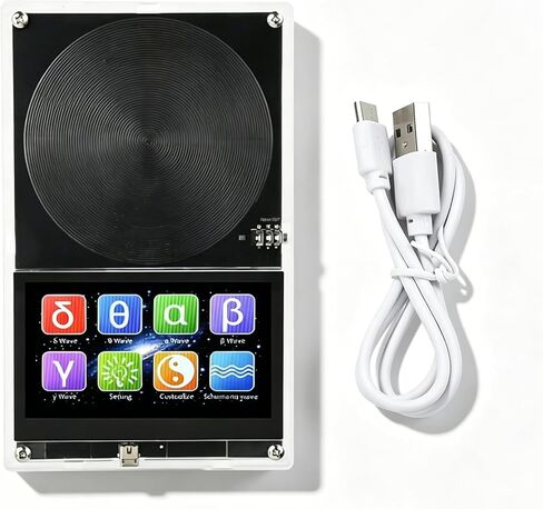 Dc 5v Schumann Wave Generator, Wave Pulse Generator & Audio Resonator with Touchscreen, 0.01-99999h/z Adjustable Frequency and Switchable Waveform, for Relaxation Improving Sleep in Saudi Arabia