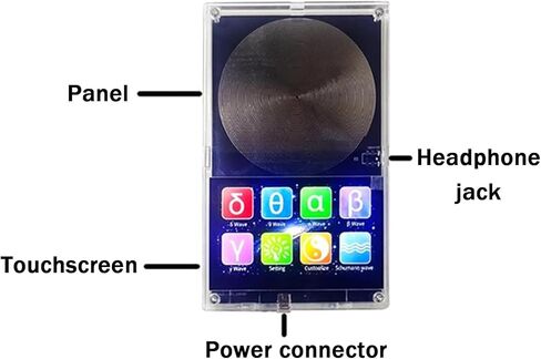 Dc 5v Schumann Wave Generator, Wave Pulse Generator & Audio Resonator with Touchscreen, 0.01-99999h/z Adjustable Frequency and Switchable Waveform, for Relaxation Improving Sleep in Saudi Arabia