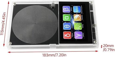 Dc 5v Schumann Wave Generator, Wave Pulse Generator & Audio Resonator with Touchscreen, 0.01-99999h/z Adjustable Frequency and Switchable Waveform, for Relaxation Improving Sleep in Saudi Arabia