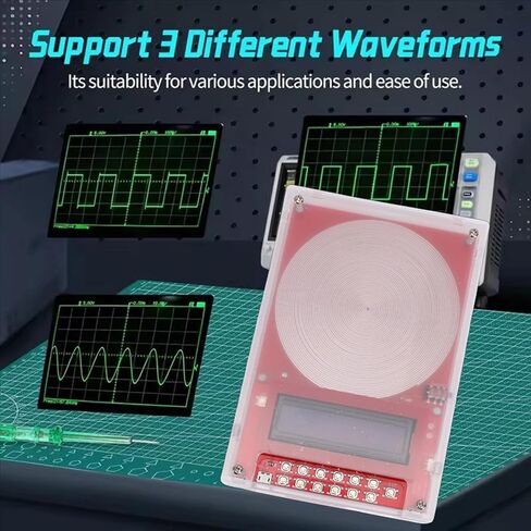 Frequency Generator 0.01Hz-100000Hz Adjustable LCD Display Screen 7.83Hz Ultra Low Frequency Pulse Generator in Kuwait