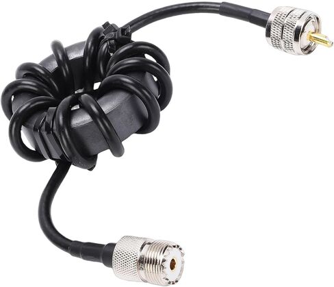WALFRONT 600W Shortwave Choke RF Choke Coil 1.8-30MHz High Power Common Mode with M Male and Female Connectors for Ham Radio Feeder Line in Kuwait