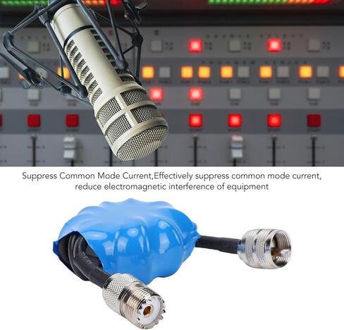 Fafeicy Shortwave Choke Magnetic Ring 1:1 Current Balun Common Mode Choke 1.8-30MHz 100W PEP Ham Radio Communication Interference Suppression in Kuwait