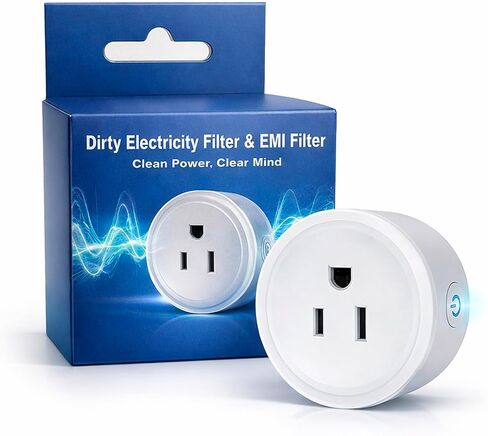 Ground Loop Hum Eliminator & Dirty Electricity Filter– Reduce EMI/RFI Noise, for Audio/Speaker/Home Appliance, High-Capacity 1200W Plug- 10A AC EMI Filter in Kuwait