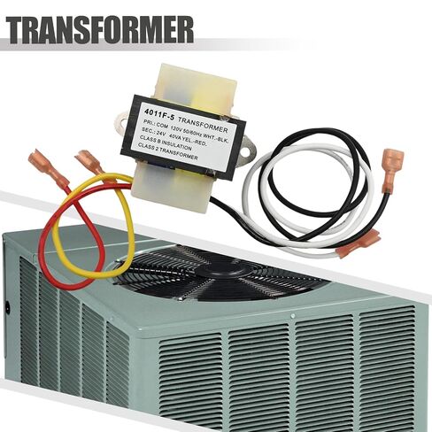 46-24124-06 محول HVAC، بديل لأجزاء فرن Rheem 40 VA 120/24V قناة 2 فتحة تركيب، يستبدل BE161640GDD in Kuwait