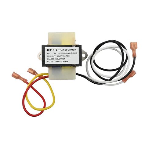 46-24124-06 محول HVAC، بديل لأجزاء فرن Rheem 40 VA 120/24V قناة 2 فتحة تركيب، يستبدل BE161640GDD in Kuwait
