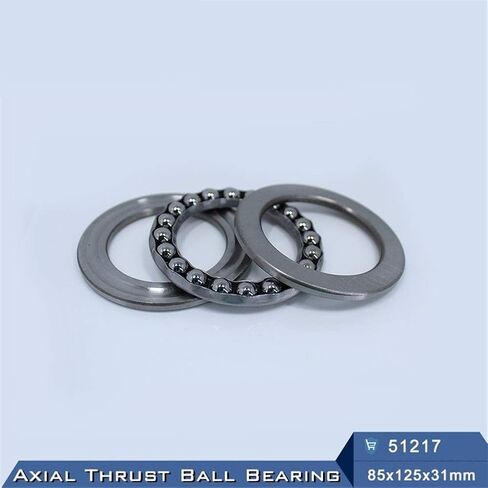 51217 Thrust Ball Bearing with Grooved Raceway 85x125x31mm ABEC-1 Axial Bearings 8217 in Kuwait
