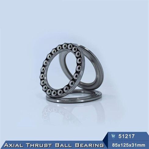 51217 Thrust Ball Bearing with Grooved Raceway 85x125x31mm ABEC-1 Axial Bearings 8217 in Kuwait