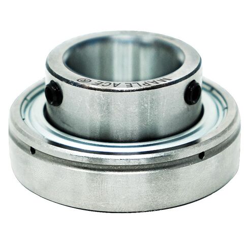 MAPLE ACE SB206-19 Insert Bearing 1-3/16" Bore, Spherical OD, with Set Screws in Kuwait