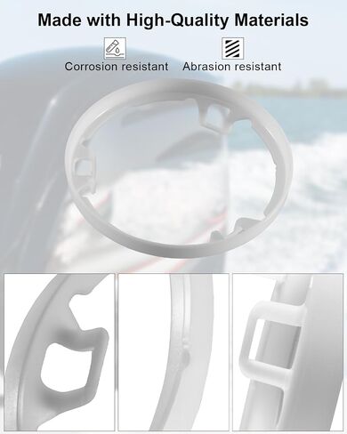 23-8M0187255 Marine Ring Sleeve Fit for CT Gearcase 75-115HP (Serial Number 3B251214 and Later) FourStroke 150HP (Serial Number 3B234467 and Later), Replace 8M0187255, White in Kuwait