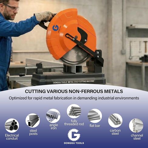 10 Inch 54T TCG Metal Steel Cutting Saw Blade, Cold Cut Circular Saw Blade for Ferrous Metal, 1 Inch Arbor, 0.09 Inch Thin Kerf, Cermet Blade with Up to 5X Longer Service Life in Kuwait