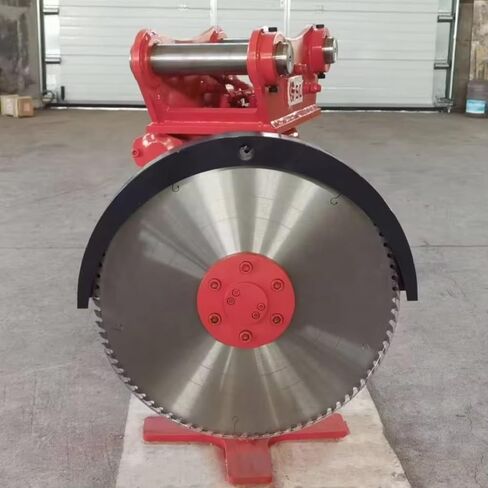 Customizable Hydraulic Rock Saw, Adaptive Hydraulic Stone Rock Saw Excavator Attachment for Difficult Working Condition Stone Cutting and Concrete Demolition in Saudi Arabia