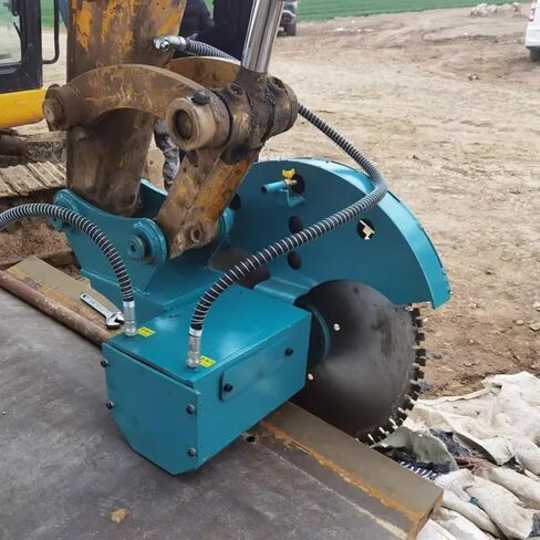 Bidirectional Protection Hydraulic Rock Saw, Deformation Resistant Hydraulic Rock Saw Excavator Attachment for Hard Concrete Demolition and Mining Stone Extraction in Saudi Arabia