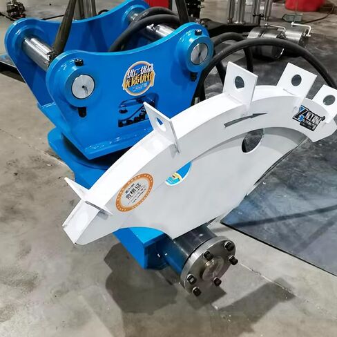 Thick Blade Hydraulic Rock Saw, Wear Resistant Hydraulic Rock Saw Excavator Attachment for Hard Concrete Breaking and Mining Limestone Extraction Works in Saudi Arabia