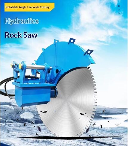 Low Noise Hydraulic Rock Saw, Safe Cutting Hydraulic Rock Saw Excavator Attachment for Controlled Building Demolition and Precision granite limestone Cutting in Saudi Arabia