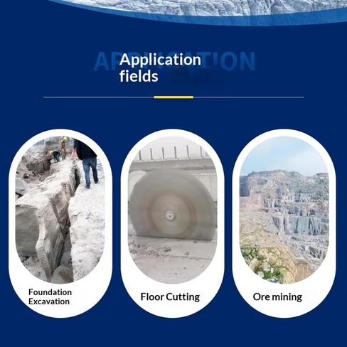 Low Noise Hydraulic Rock Saw, Safe Cutting Hydraulic Rock Saw Excavator Attachment for Controlled Building Demolition and Precision granite limestone Cutting in Saudi Arabia