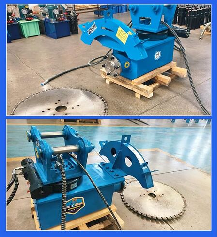 Low Noise Hydraulic Rock Saw, Safe Cutting Hydraulic Rock Saw Excavator Attachment for Controlled Building Demolition and Precision granite limestone Cutting in Saudi Arabia