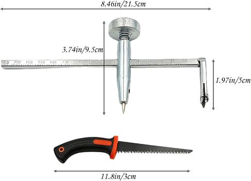 Drywall Circle Cutter,6-Inch Triple Ground Teeth Keyhole Saw，Circle Cutter Tool，For Quick Maintenance And Large-Scale Installation in Saudi Arabia