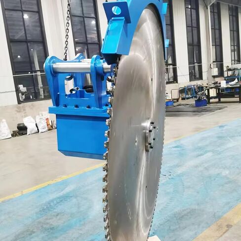 Vibration Reduction Hydraulic Rock Saw, Stable Cutting Hydraulic Rock Saw Excavator Attachment for Residential Area Demolition and Precision Marble Cutting in Saudi Arabia