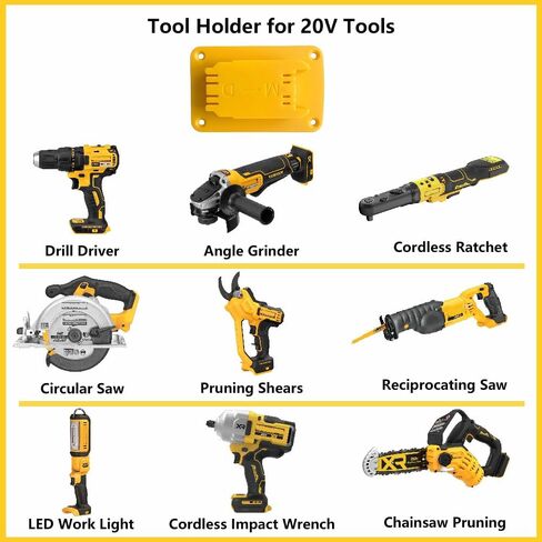 14pcs Tool Holders for Dewalt 12V and 20V Battery Drill Tool （with Screws，No Battery） in Saudi Arabia