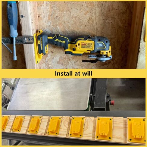 14pcs Tool Holders for Dewalt 12V and 20V Battery Drill Tool （with Screws，No Battery） in Saudi Arabia