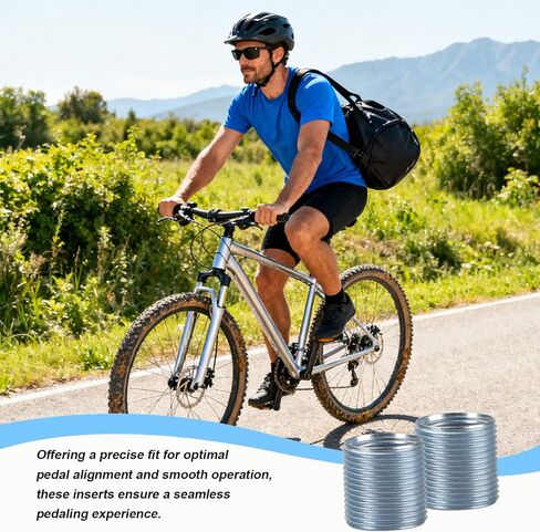 Bike Pedal Thread Insert - Left Side, 9/16"x20 Inner, 5/8"x24 Outer in Saudi Arabia