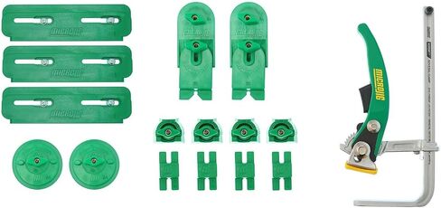 MICROJIG MatchFit Workholding Kit and Ratchet Anti-Pivot Quick Release Clamp Bundle - Complete Low-Profile Workholding System for CNCs, Jigs, Fixtures & Track Saws, and More in Saudi Arabia