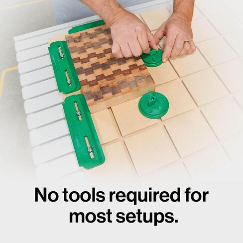 MICROJIG MatchFit Workholding Kit and Ratchet Anti-Pivot Quick Release Clamp Bundle - Complete Low-Profile Workholding System for CNCs, Jigs, Fixtures & Track Saws, and More in Saudi Arabia