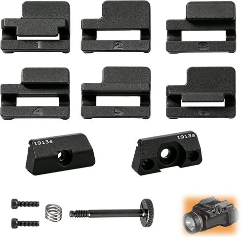 TLR 69322 Clamp Jaw Kit for Streamlight TLR-7 Sub 1913 Short Rail - Replacement Clamp Assembly for TLR-7, TLR-8 Sub, Fits Models 69402, 69407, 69418, 69505, Black in Saudi Arabia