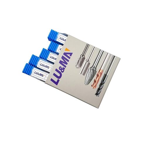 LU&MN End Mills, Carbide Square Mill Bits Sets for Milling Alloy Steels, Hardened Steel, Metal & More, Ideal for DIYers and Professionals, 4T, 4 Flute (5, 1/8 in) in Kuwait