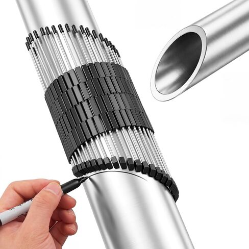 Yookeer Multi Surface Pipe Profiling Tool, 0-3" Pipe Cutting Template Multi Functional Shape Duplicator, Lightweight and Wear-Resistant Curve Fitting Tool for Tiles Floors DIY Pro Plumbing in Kuwait