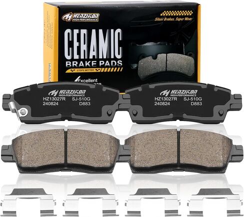 Rear Brake Pads Compatible with Silverado Sierra Suburban 1500 Chevy GMC Avalanche Tahoe Yukon Cadillac Escalade Ceramic Brake Pads Replacement(HZ1194) in Kuwait