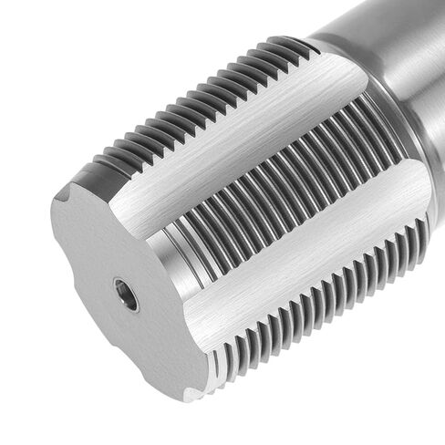 QWORK 1-1/2 "-11-1/2" NPT الأنابيب الحنفية، الكربون الصلب خيوط السباكة الحنفية لميكانيكا السباكين DIY أدوات قطع الموضوع in Kuwait