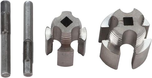 Metal Water Pipe Threading Tool 20mm 25mm Internal and External Thread Integrated Die for PPR Plumbing Projects, Gray 2-Pack in Kuwait