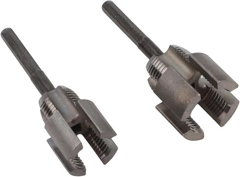 Metal Water Pipe Threading Tool 20mm 25mm Internal and External Thread Integrated Die for PPR Plumbing Projects, Gray 2-Pack in Kuwait