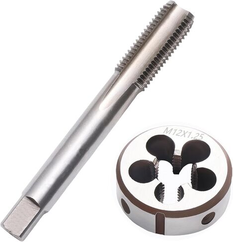 M8 x 1.25 Metric Thread Tap and Die Set, M8 x 1.25mm High-speed Steel Machine Tap Die Set Right Hand in Kuwait